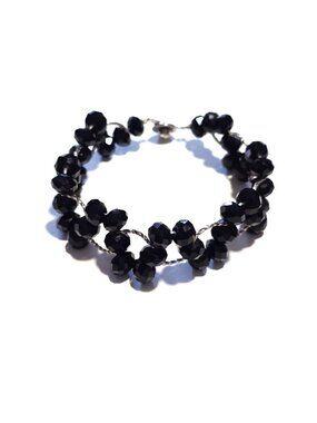 Teng Yue black & silver bracelet